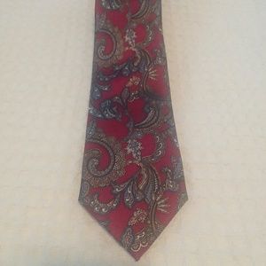 Joseph Abboud Mens 100% Silk Paisley Tie